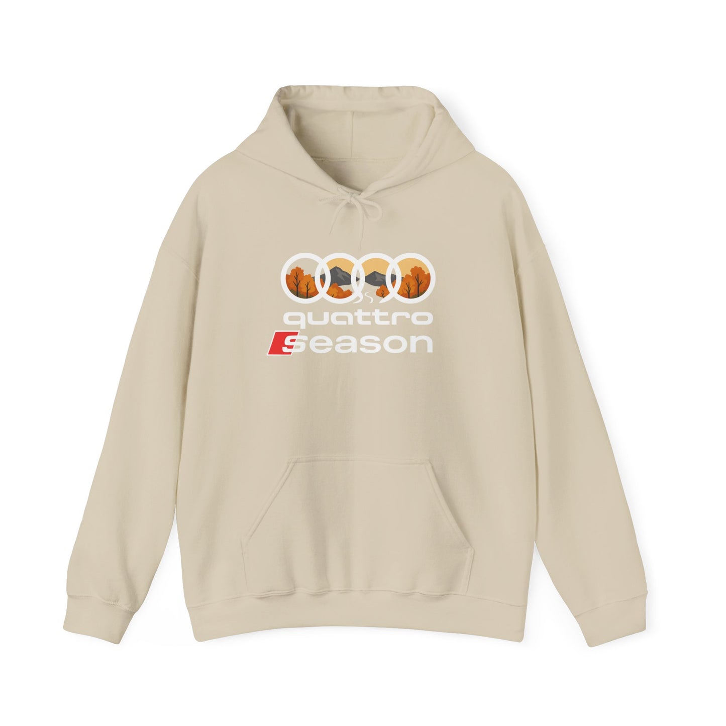 Quattro Season Hoodie Audi Quattro-Inspired Sweatshirt Euro Car Enthusiast Apparel