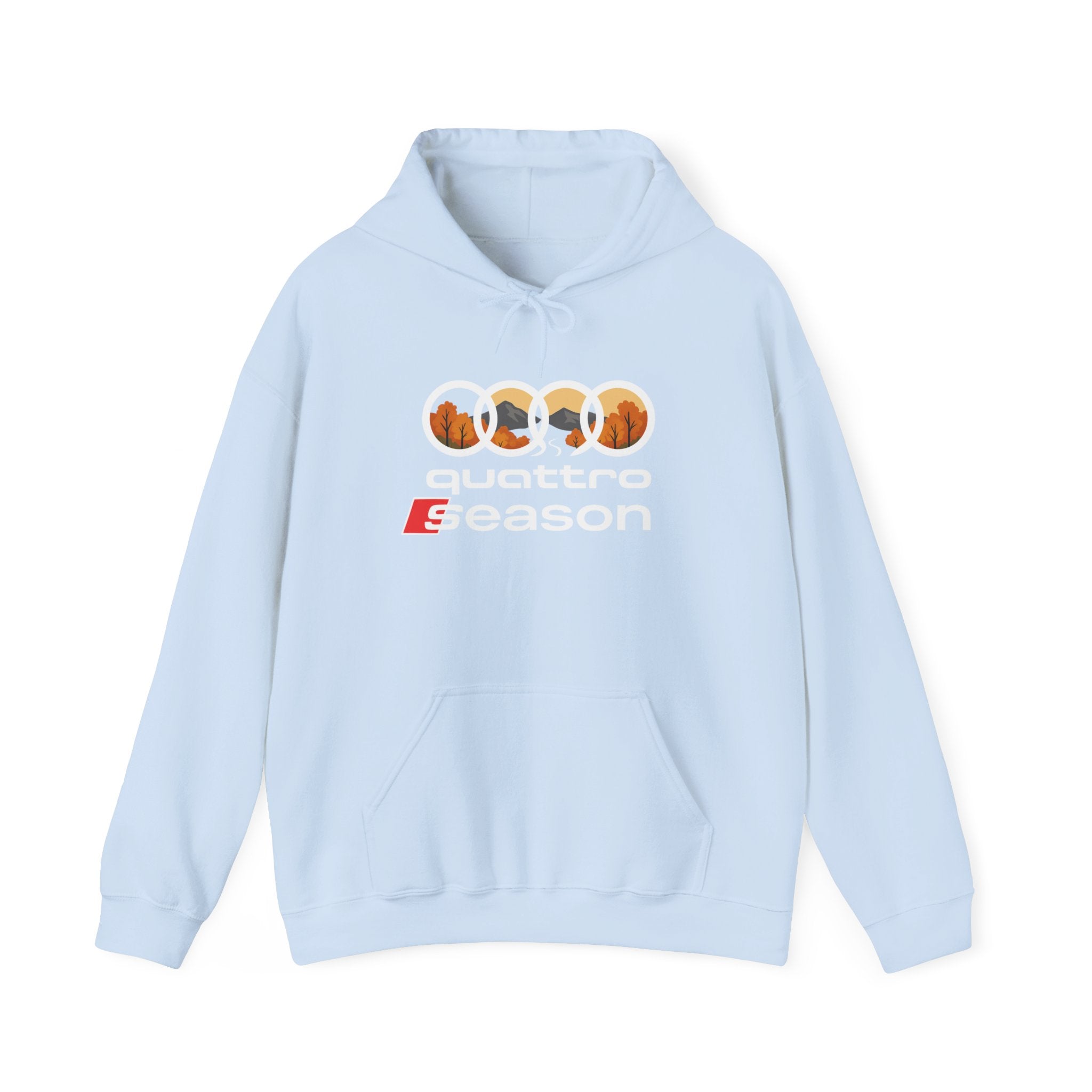 Quattro Season Hoodie Audi Quattro-Inspired Sweatshirt Euro Car Enthusiast Apparel