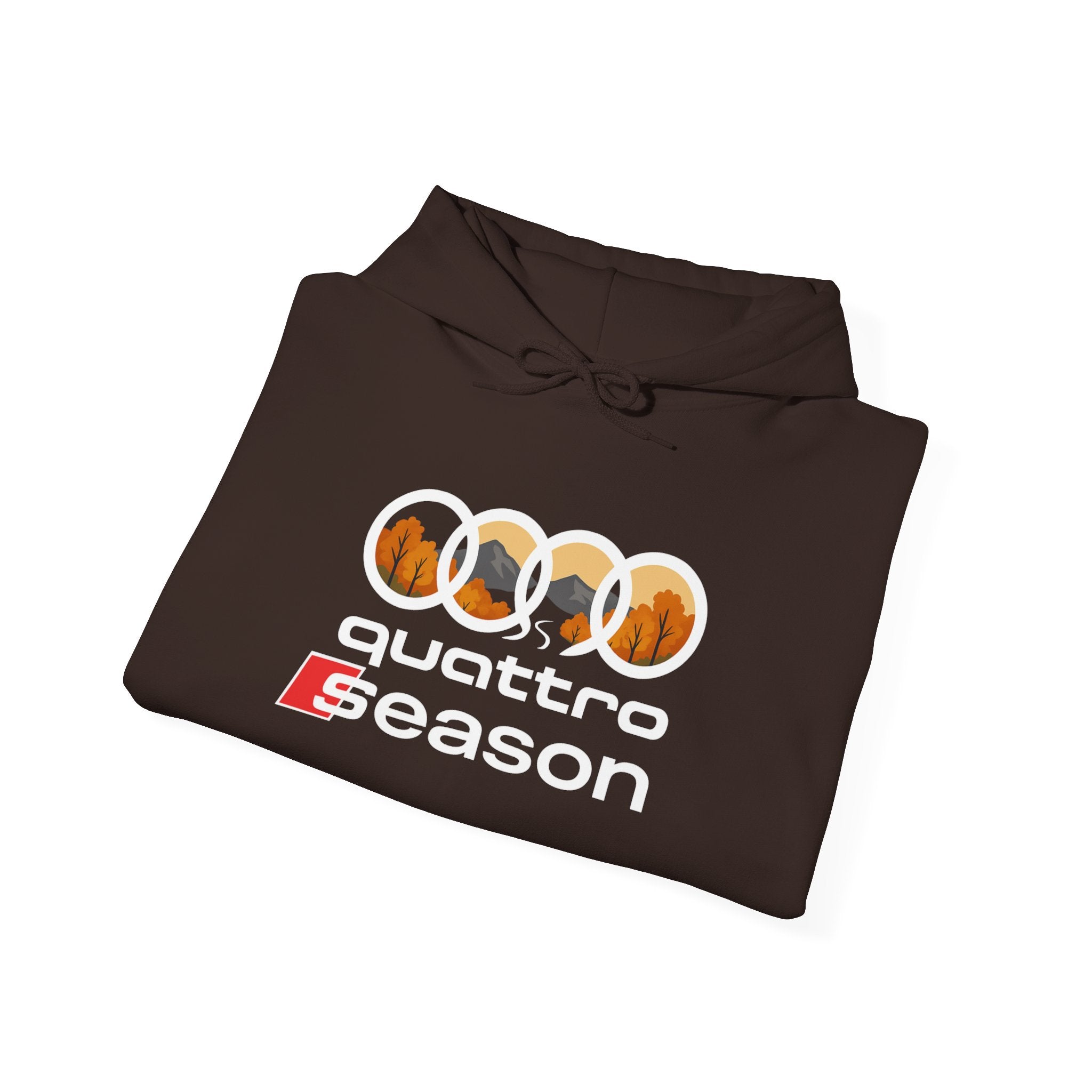 Quattro Season Hoodie Audi Quattro-Inspired Sweatshirt Euro Car Enthusiast Apparel