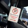 “Quattro Parking Only” Air Freshener | Audi Enthusiast Gift | Funny Car Decor for RS, S-Line, and Euro Car Lovers