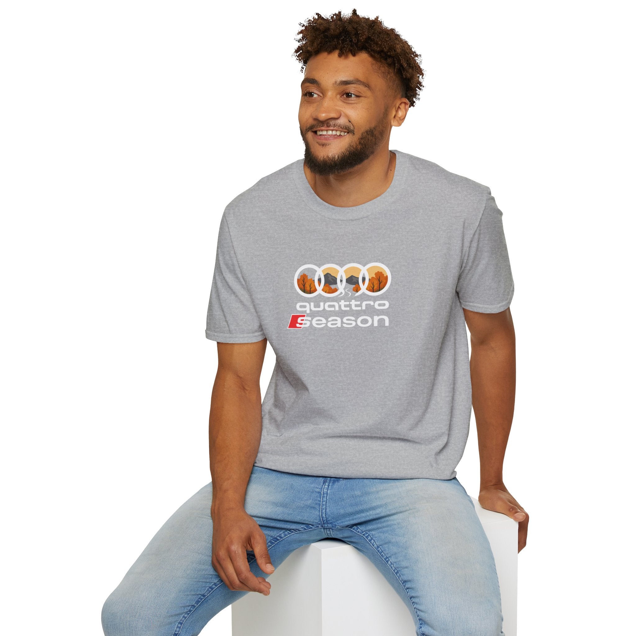 Quattro Season Shirt Audi Inspired Fall Design Enthusiast Tee