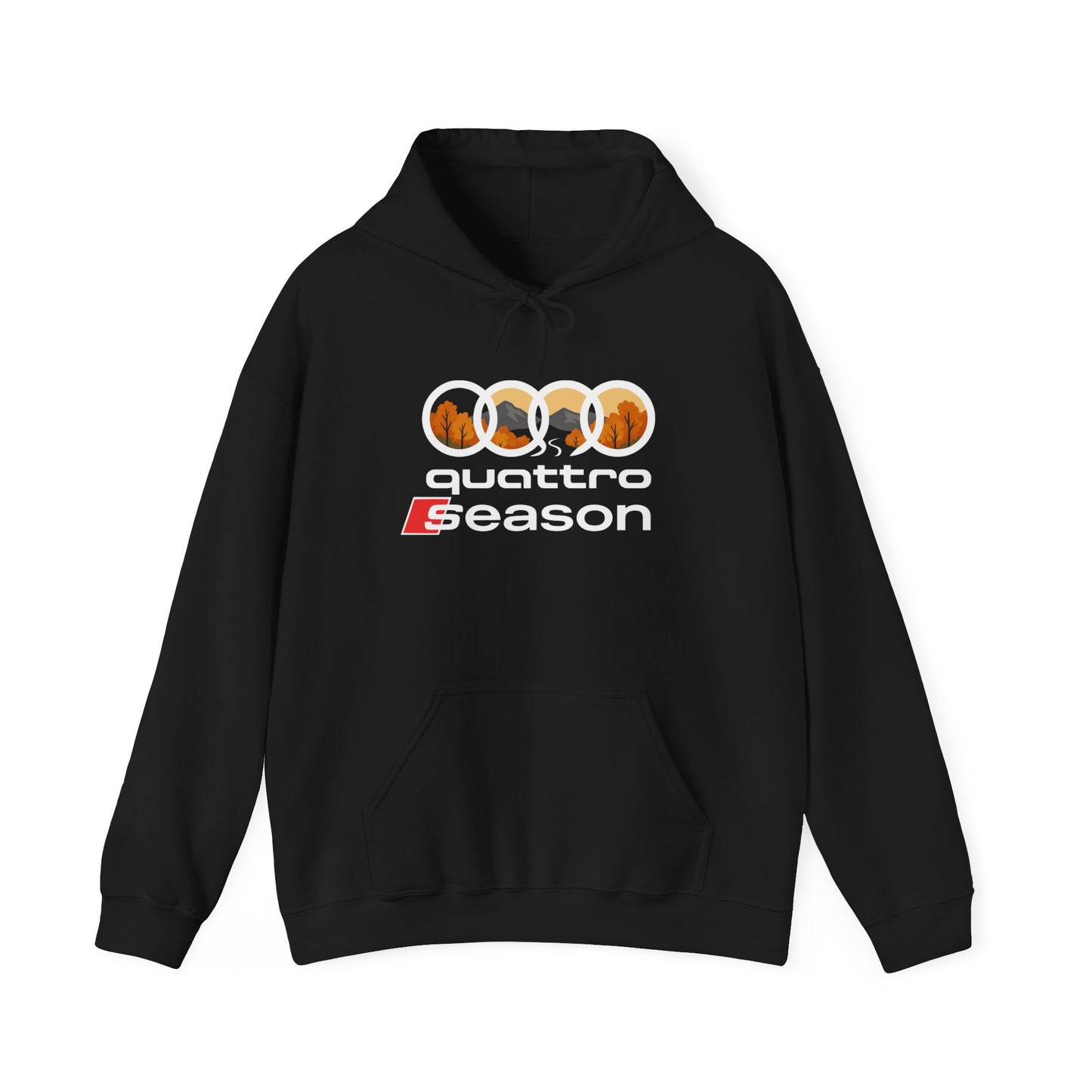 Quattro Season Hoodie Audi Quattro-Inspired Sweatshirt Euro Car Enthusiast Apparel