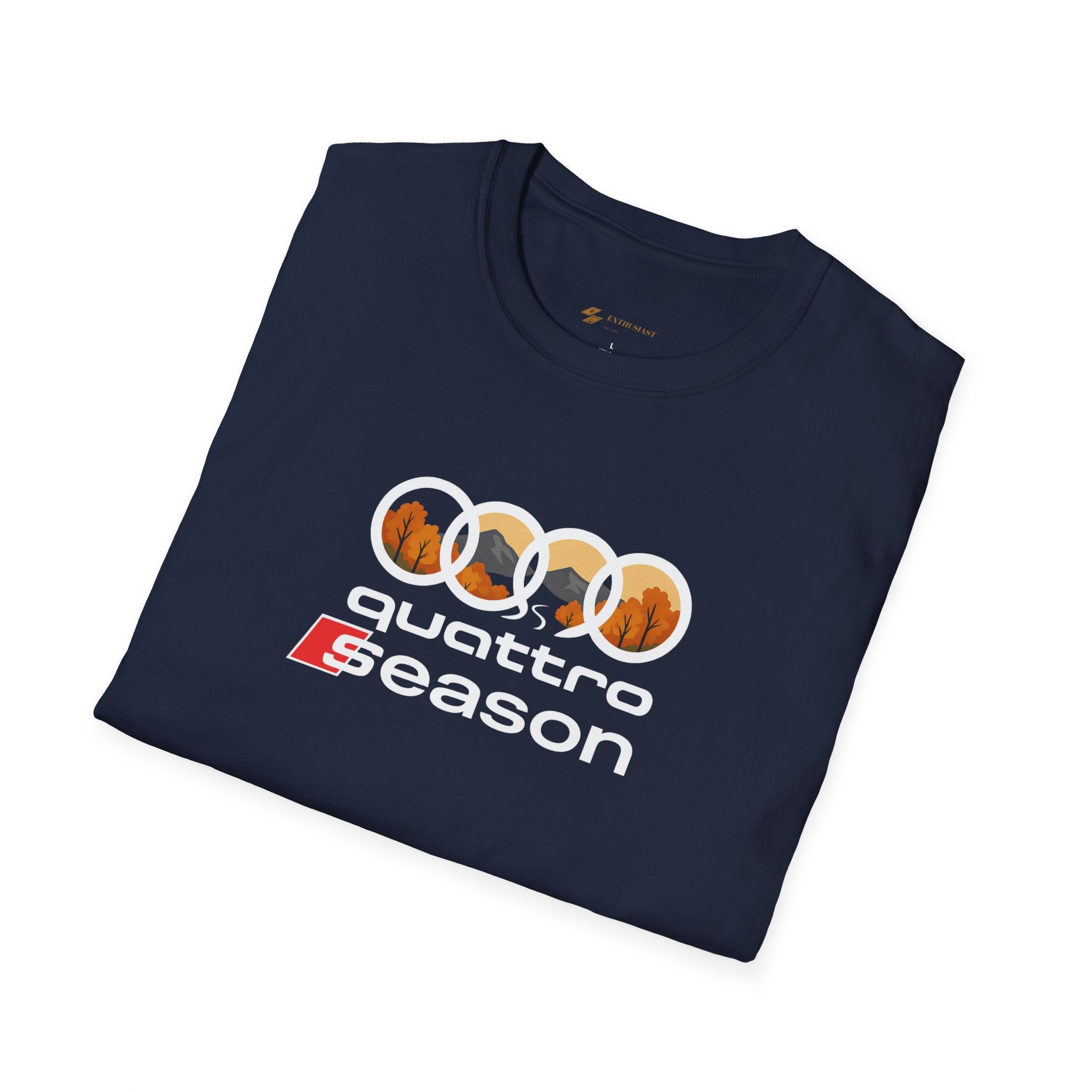 Quattro Season Shirt Audi Inspired Fall Design Enthusiast Tee