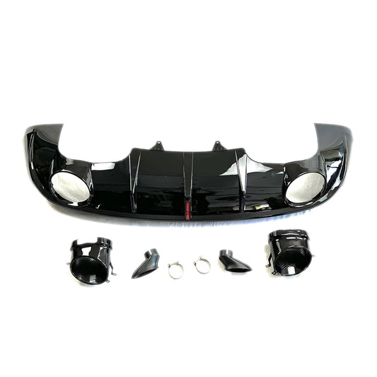 2009-2017 Audi Q5 — RSQ5 Style Rear Diffuser with Exhaust Tips