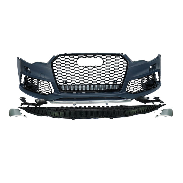 アウディ A6 フロント グリル　RS6 2012～2015 2012-15 Audi A6/S6 RS6 C7.5 Front Bumper – Enthusiast Brands