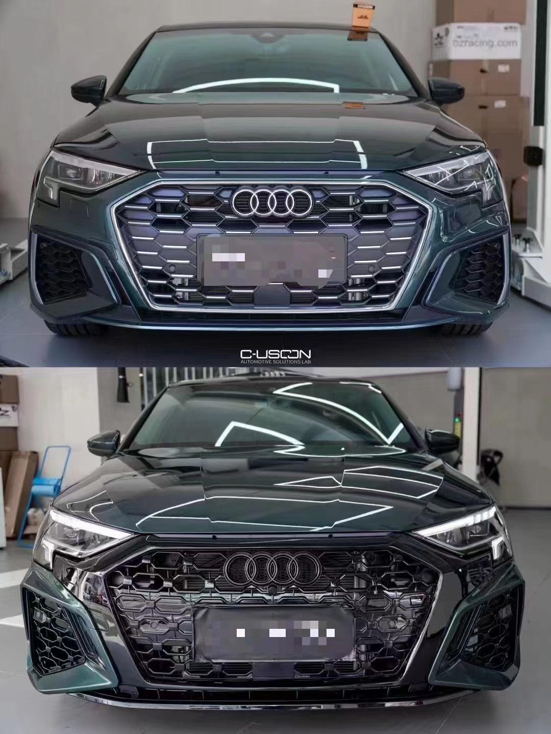 2020-2024 Audi A3/S3 RS3 Style Front Bumper