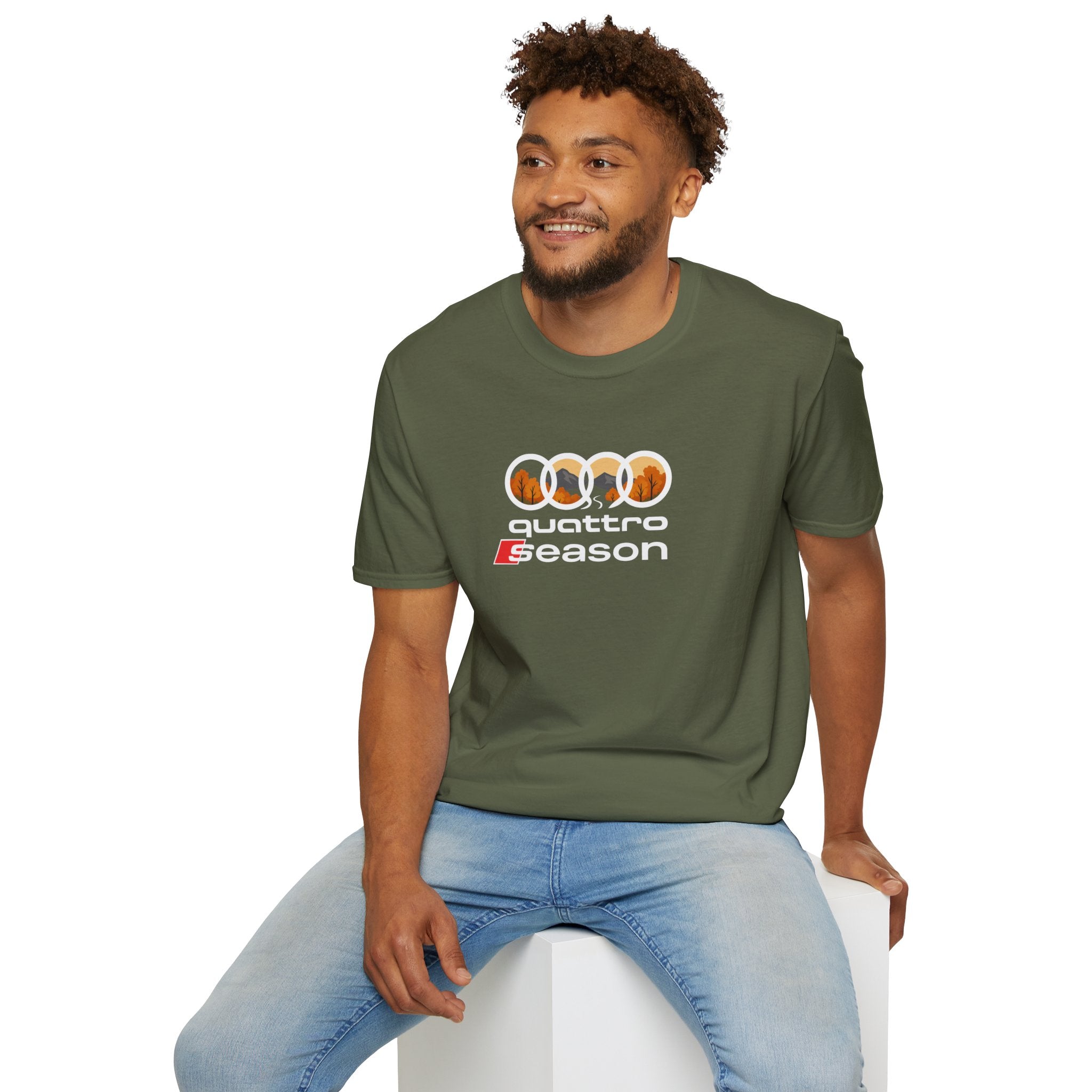 Quattro Season Shirt Audi Inspired Fall Design Enthusiast Tee