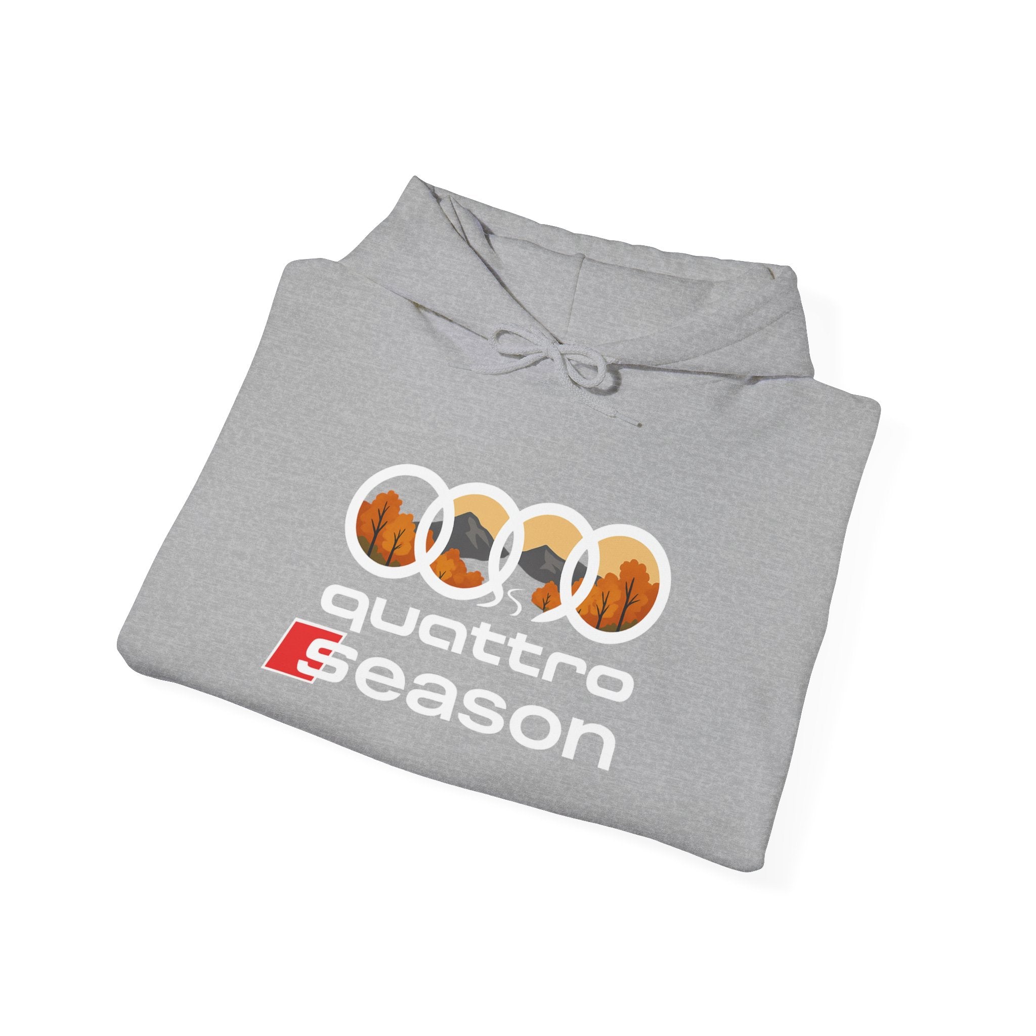 Quattro Season Hoodie Audi Quattro-Inspired Sweatshirt Euro Car Enthusiast Apparel
