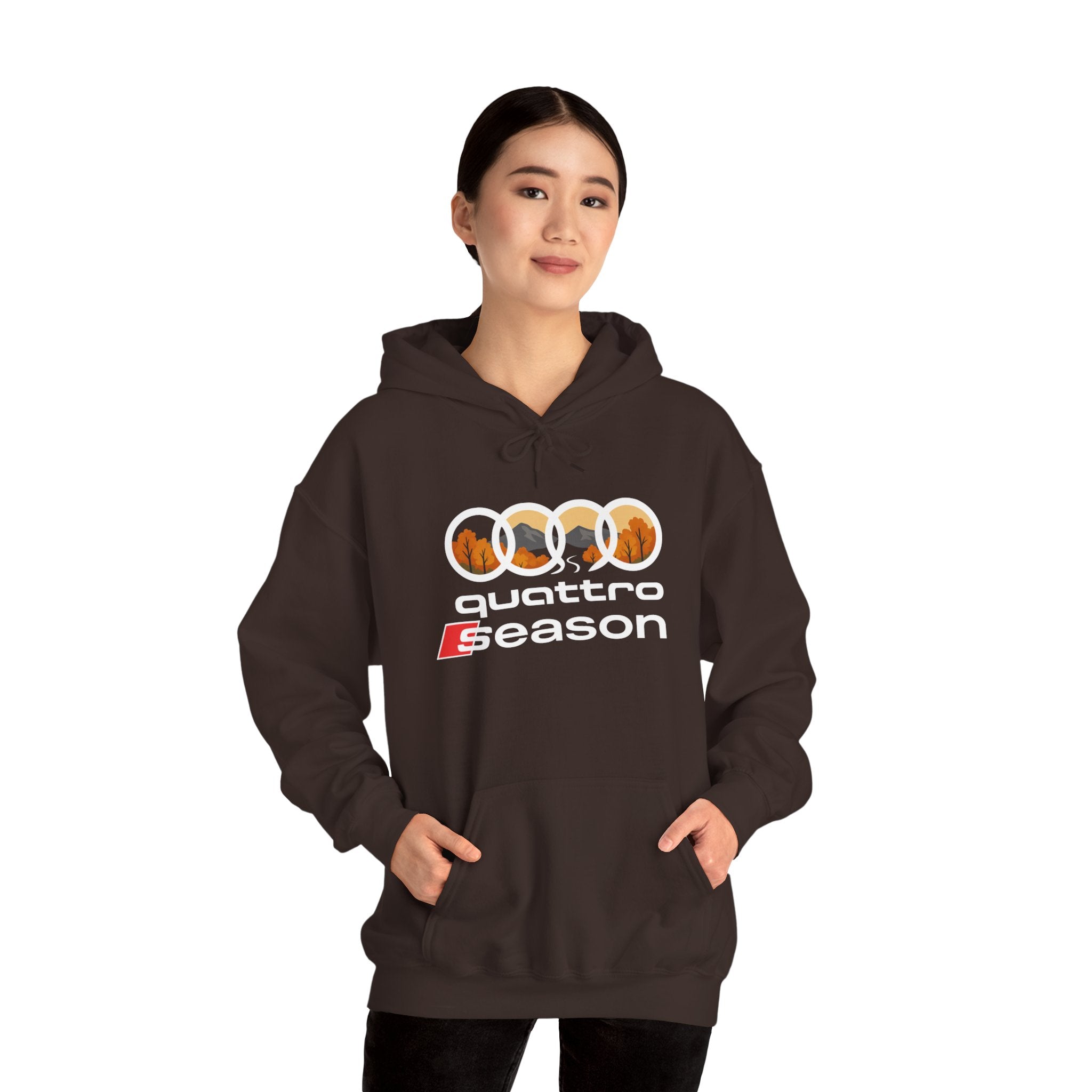 Quattro Season Hoodie Audi Quattro-Inspired Sweatshirt Euro Car Enthusiast Apparel
