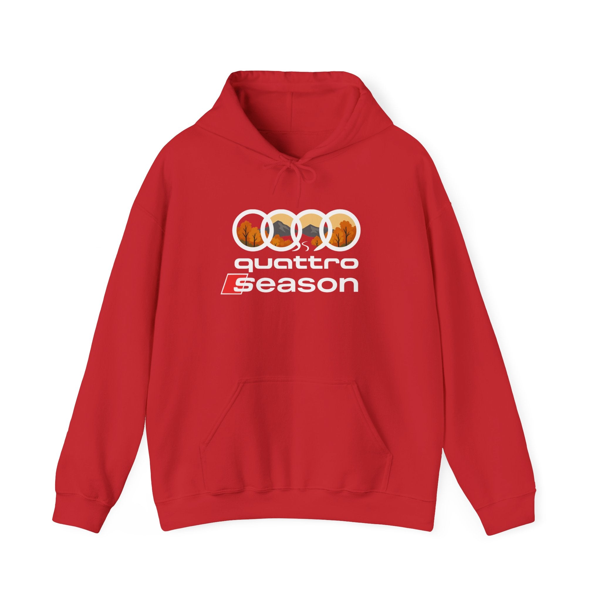 Quattro Season Hoodie Audi Quattro-Inspired Sweatshirt Euro Car Enthusiast Apparel