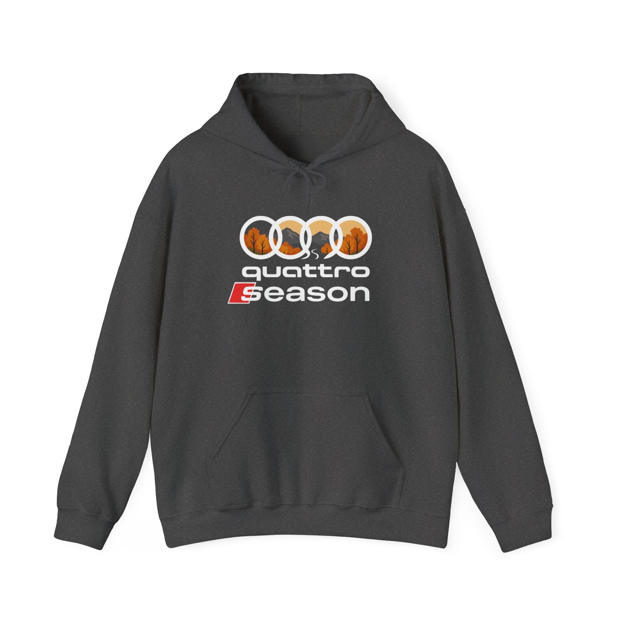 Quattro Season Hoodie Audi Quattro-Inspired Sweatshirt Euro Car Enthusiast Apparel