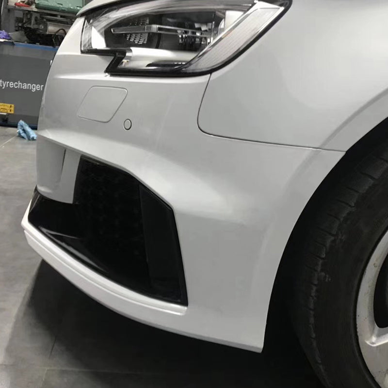 2017-2019 Audi A3/S3 RS3 Style Front Bumper – Sedan with ACC Radar Hole