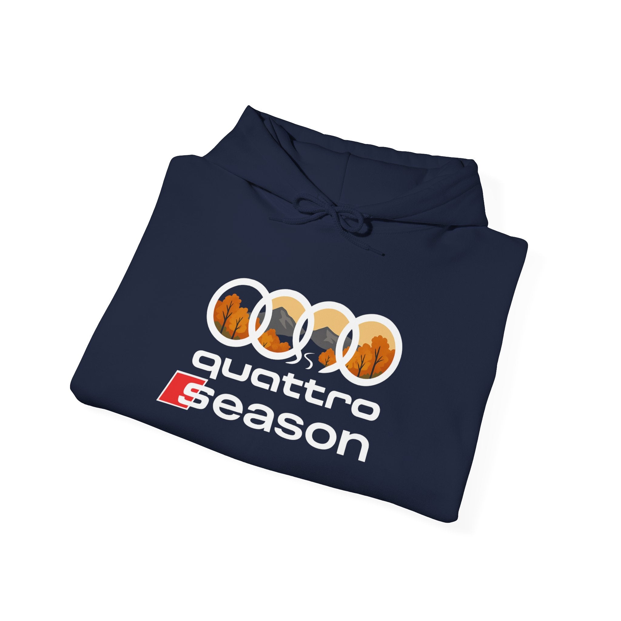 Quattro Season Hoodie Audi Quattro-Inspired Sweatshirt Euro Car Enthusiast Apparel