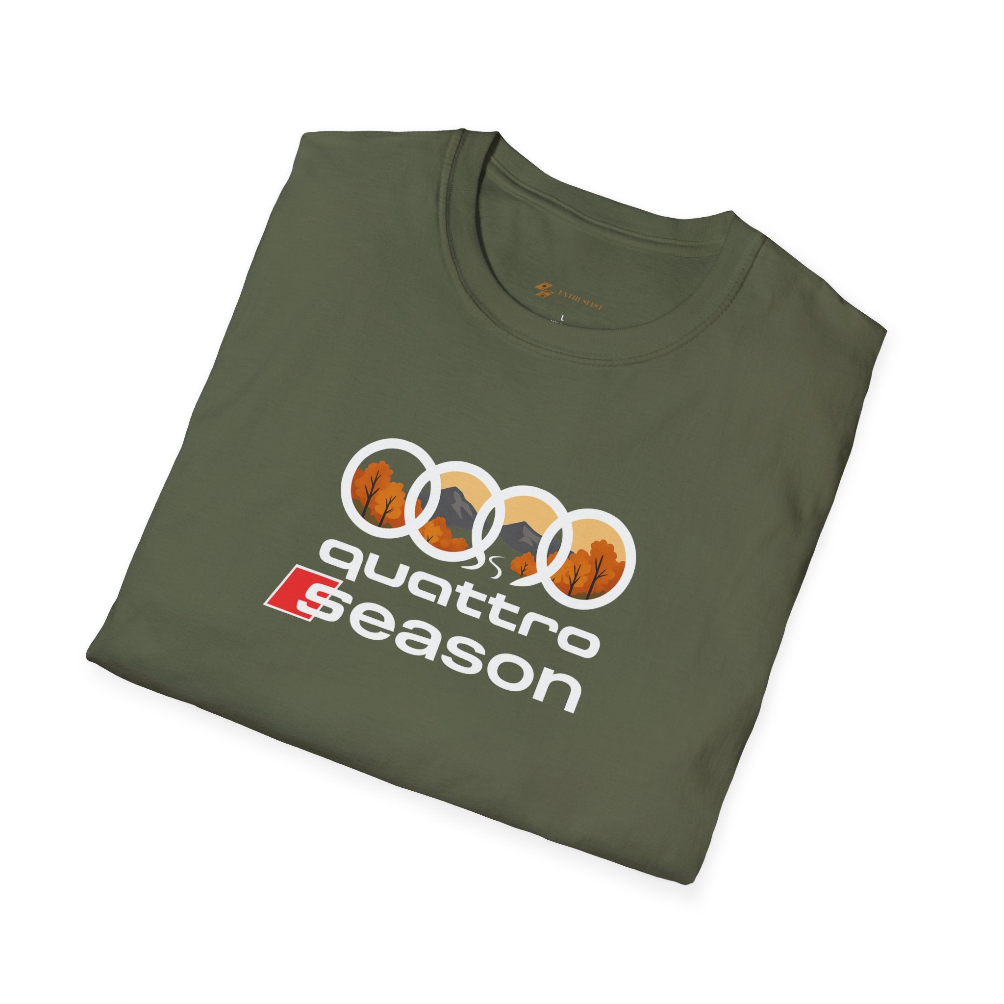Quattro Season Shirt Audi Inspired Fall Design Enthusiast Tee