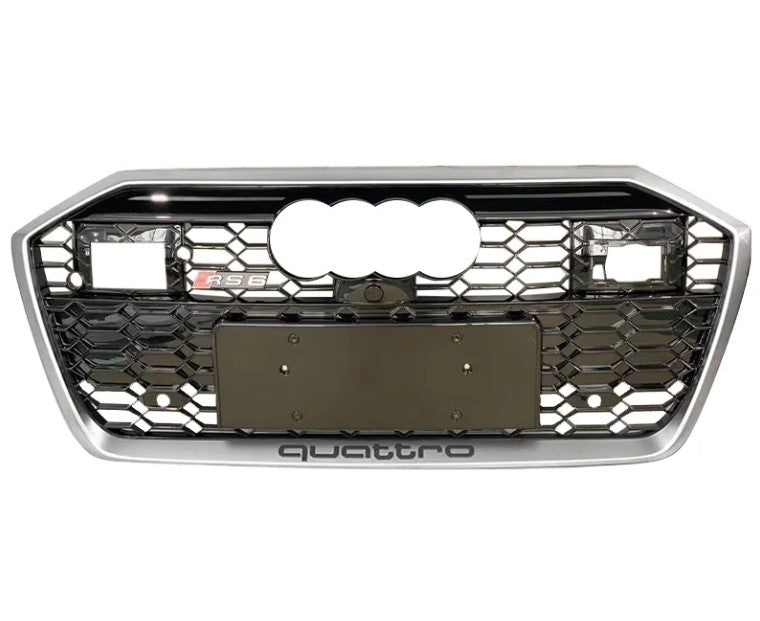 RS Honeycomb Front Grille for 2019-2023 Audi A6/S6 C8 Models