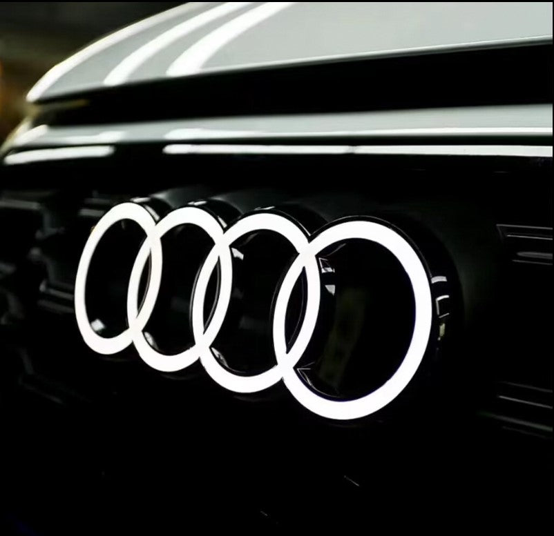 Illuminated Front Grille Ring Emblem for Audi Models