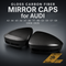 Gloss Carbon Fiber Mirror Caps for Audi Models