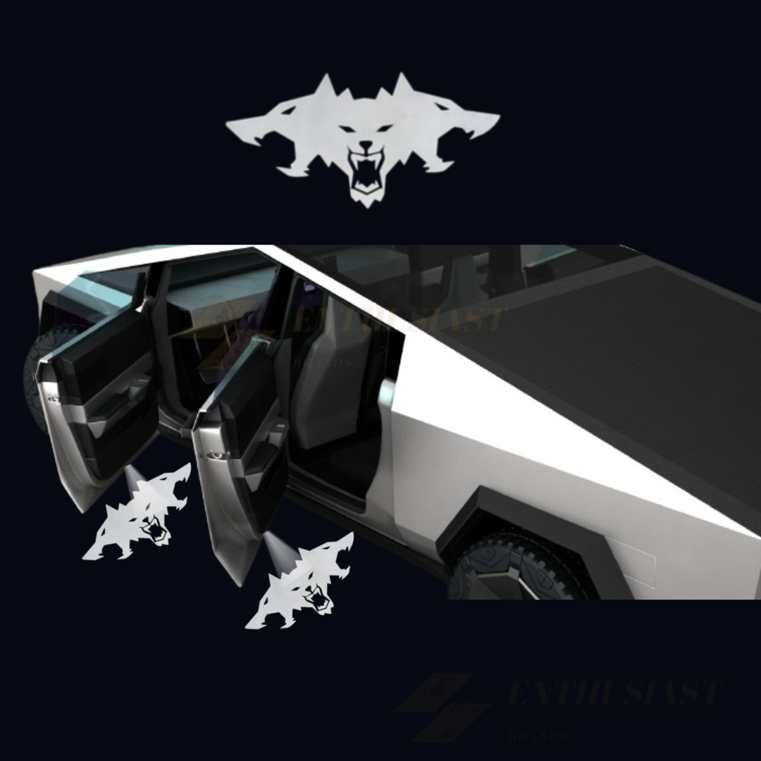 Ultra-Bright LED Door Projector Puddle Lights for Tesla Models