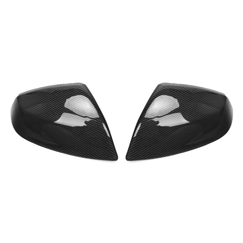 Gloss Carbon Fiber Mirror Caps for Audi Models