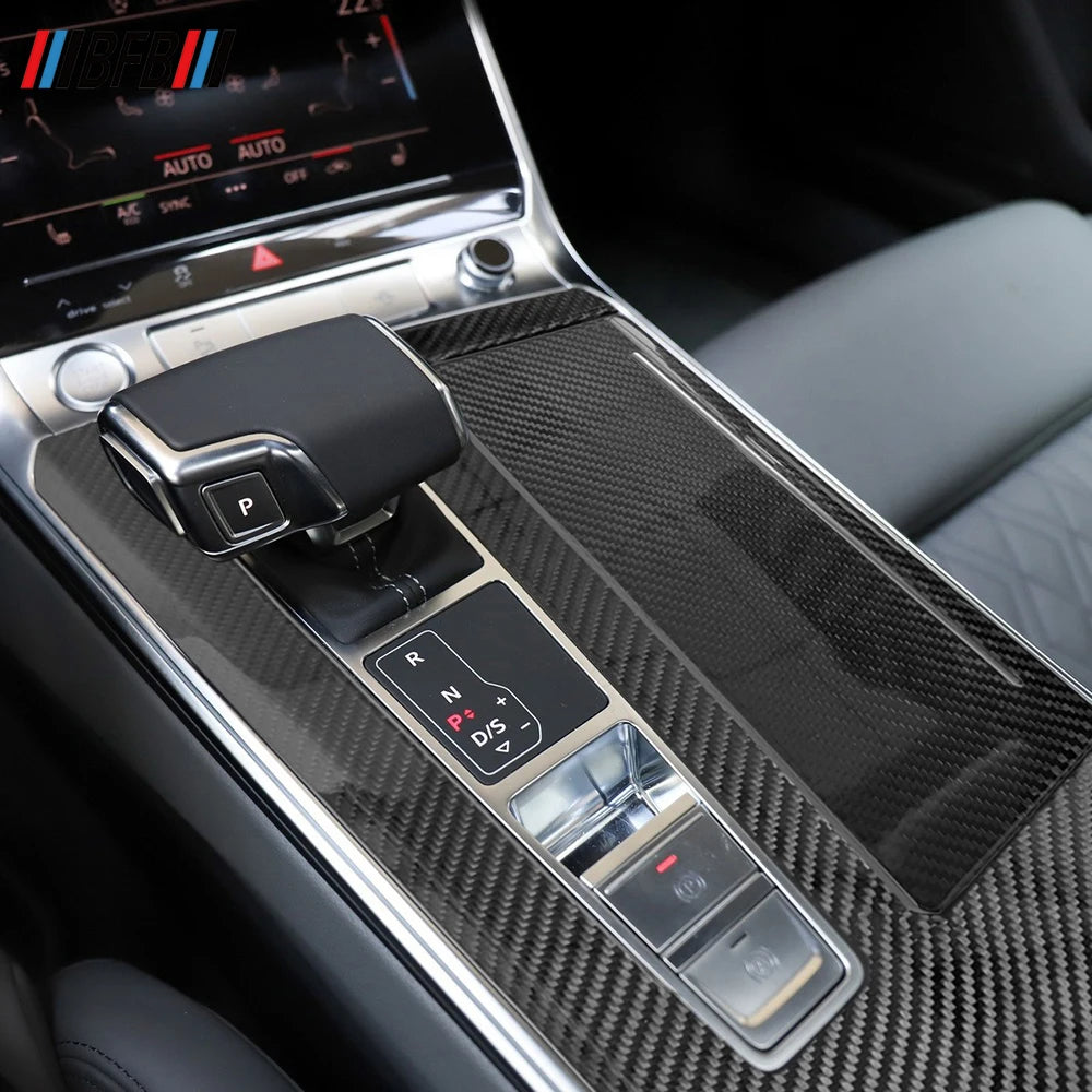 Carbon Fiber Interior Trim Set for Audi A6 / A7 C8 (2020+) – 8pc Full Kit