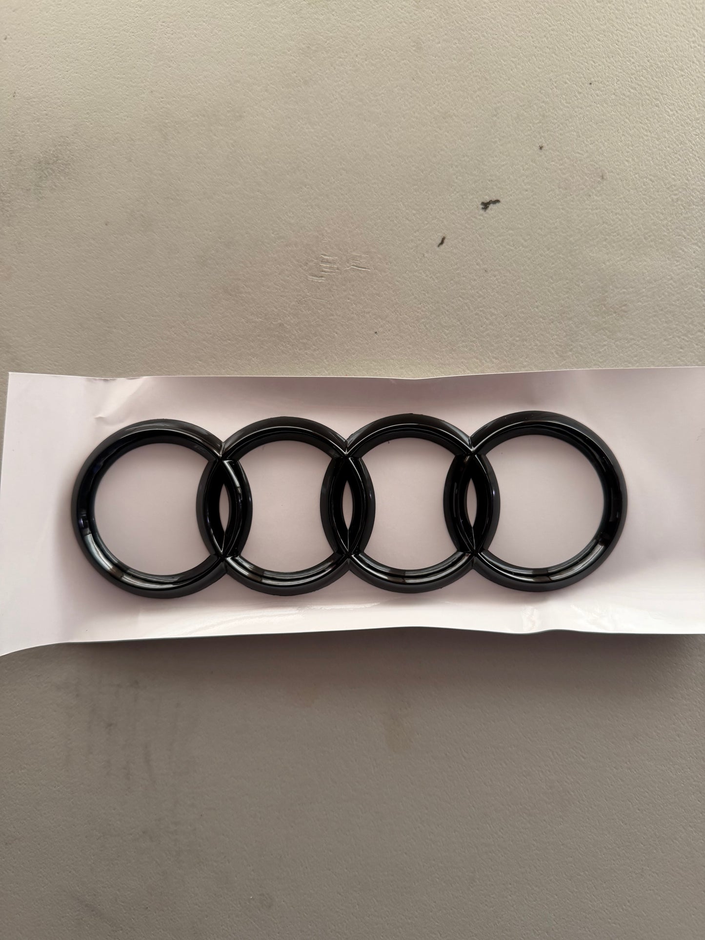 Premium Rear Rings Trunk Lid Emblems for Audi Models