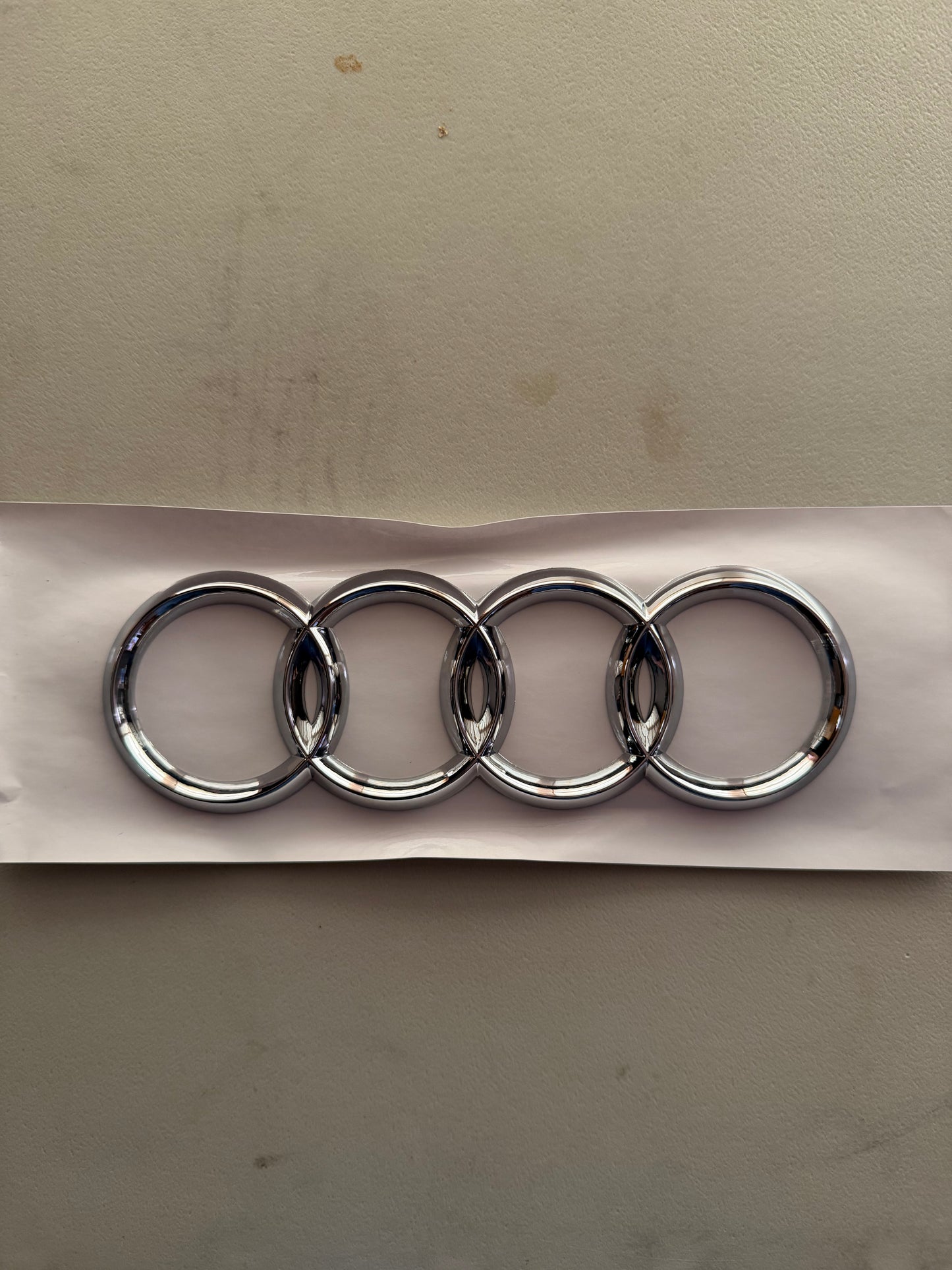 Premium Rear Rings Trunk Lid Emblems for Audi Models