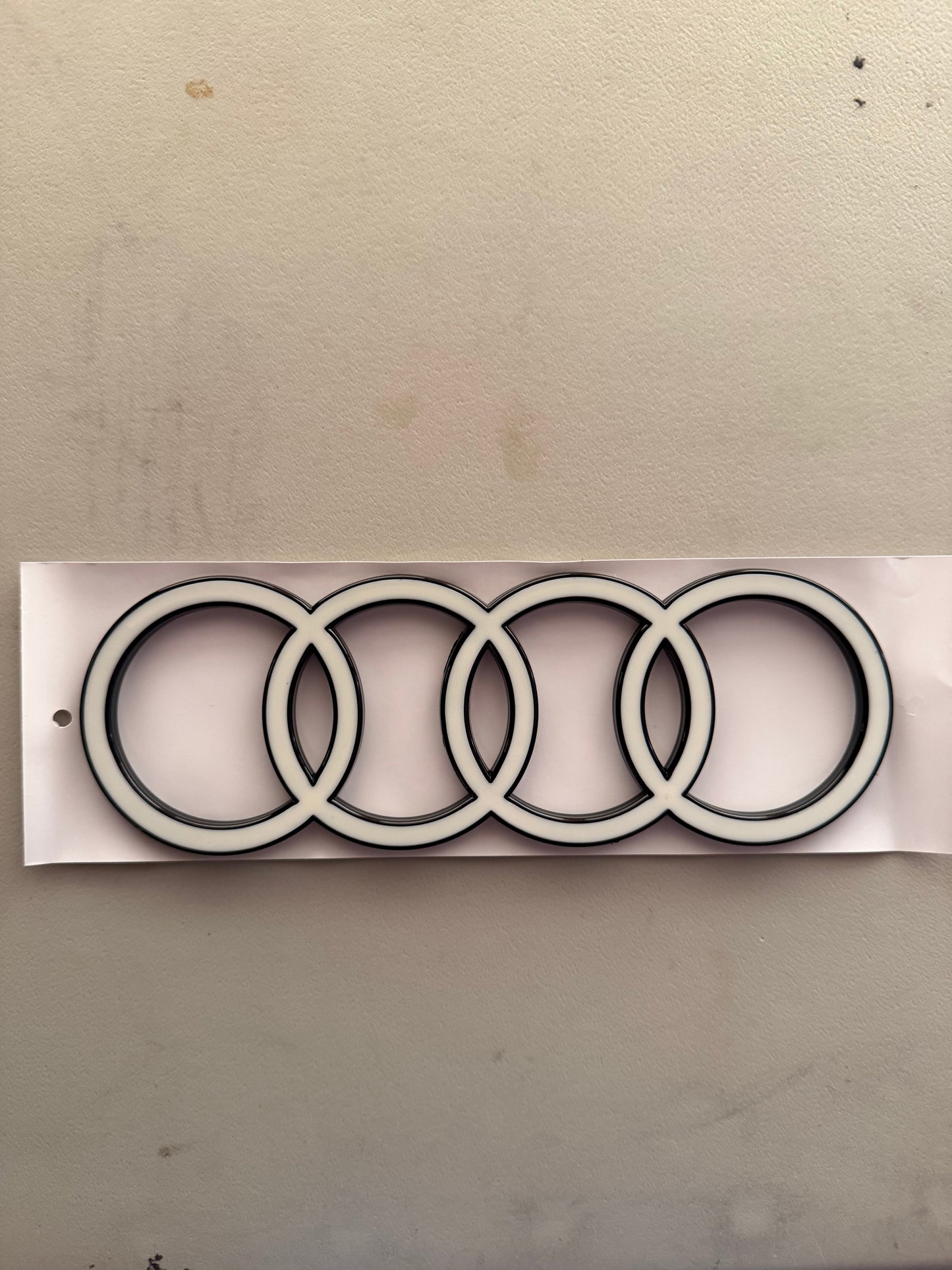 Premium Rear Rings Trunk Lid Emblems for Audi Models