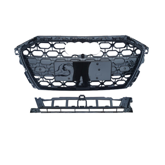 RS Honeycomb Front Grille for 2021-2024 Audi A3/S3 8Y Models