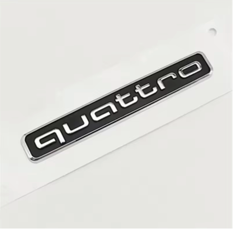 Audi Quattro Grille and Trunk Emblems