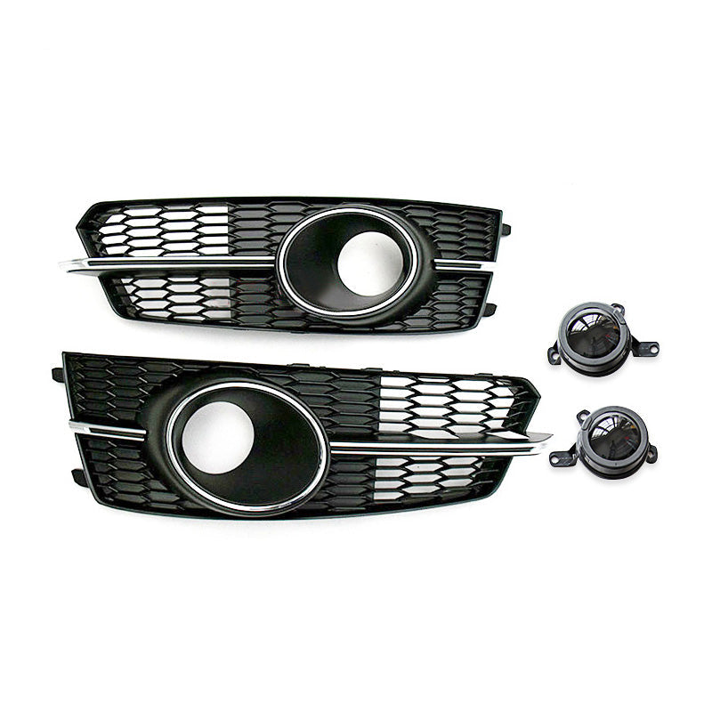 2016-2018 Audi A6 / S6 S-line Fog Grille Covers with ACC