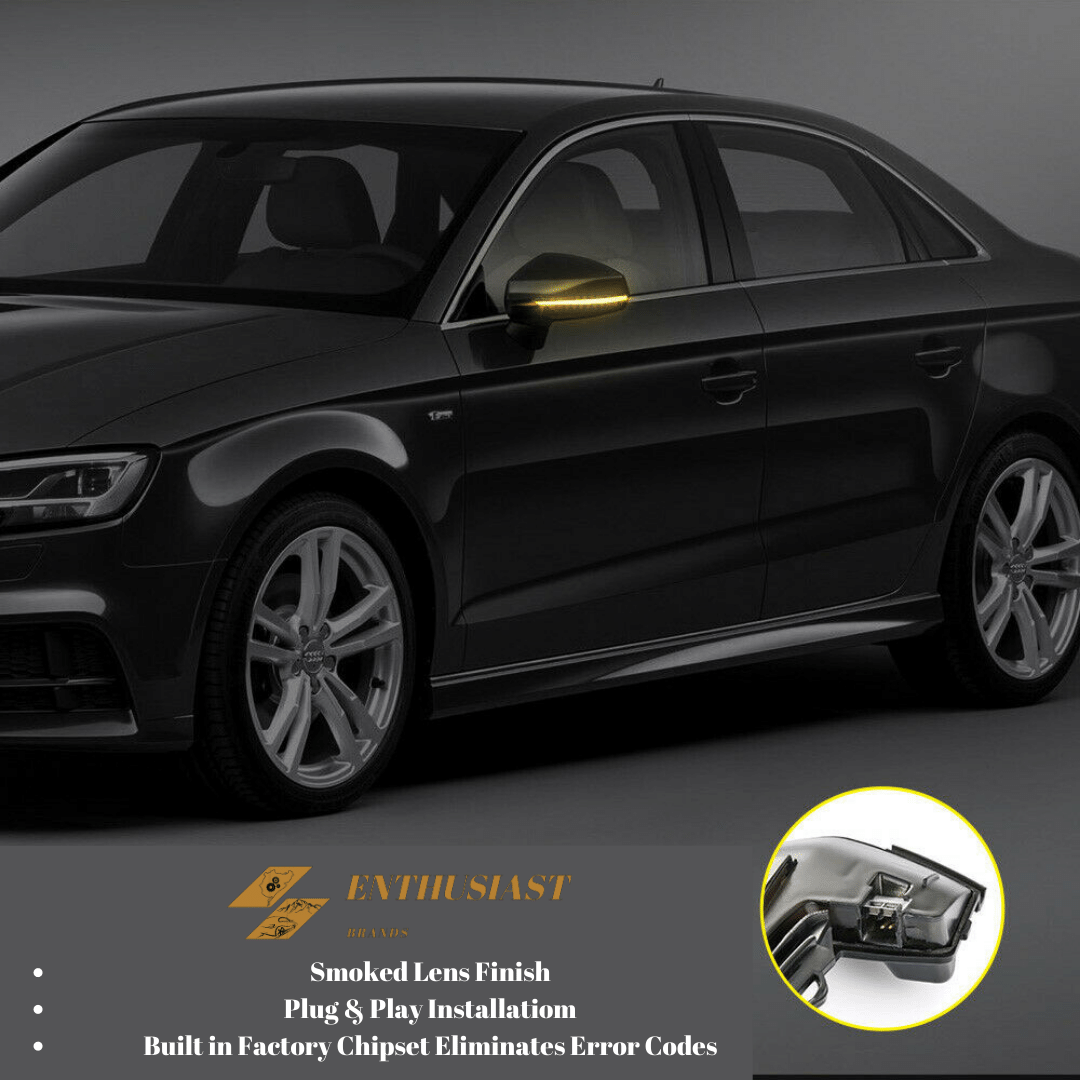 Dynamic LED Sequential Mirror Turn Signals for Audi Models