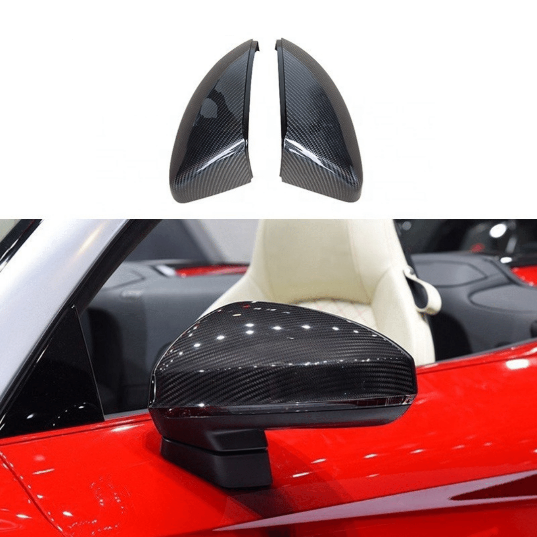 Carbon Fiber Mirror Caps for Audi R8 2017+