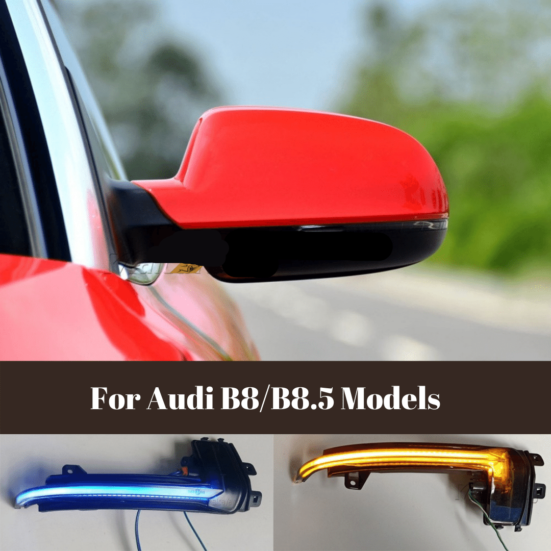 Dynamic LED Sequential Mirror Turn Signals for Audi Models