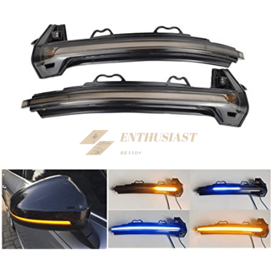 Dynamic LED Sequential Mirror Turn Signals for Audi A3/A4/A5/S4/S5/RS5/Q5/SQ5 - Smoked Lens