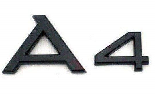Black Optics Emblem Sets for Audi Models