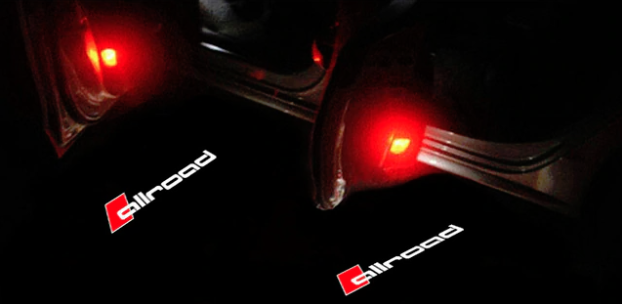 Audi LED Door Projector Puddle Lights 2 Piece Set - Enthusiast Brands