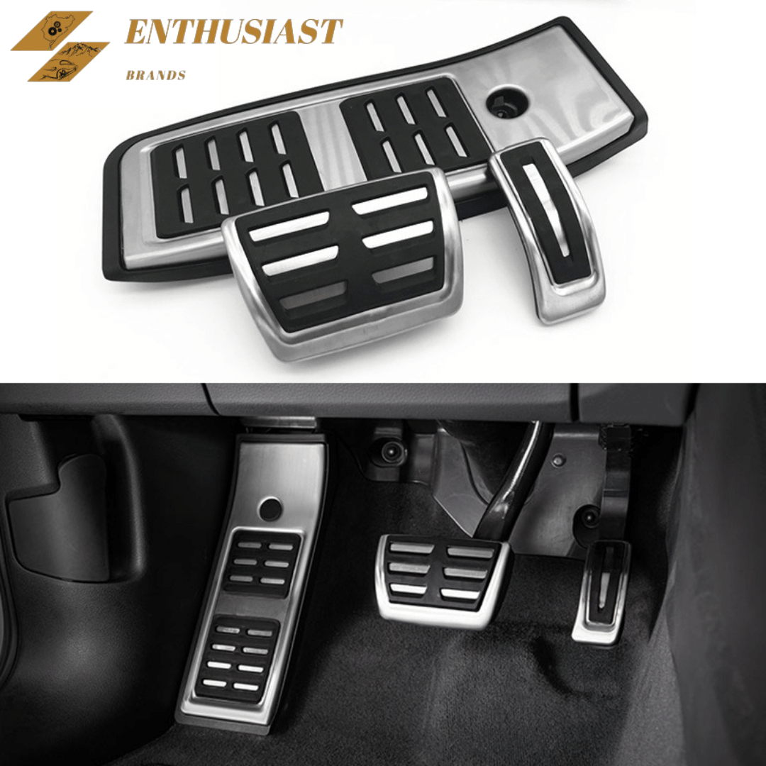 Stainless Steel Audi Sport Foot Pedals for Audi B9 Models - Enthusiast Brands