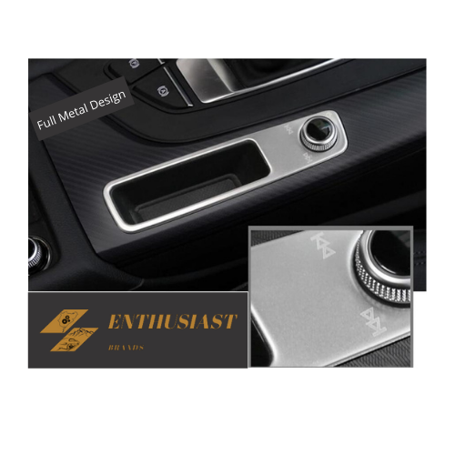 Stainless Steel Volume Adjust Button Cover Trim For Audi B9 - Enthusiast Brands