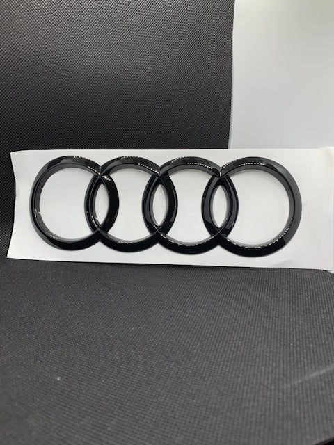 Premium Rear Rings Trunk Lid Emblems for Audi Models