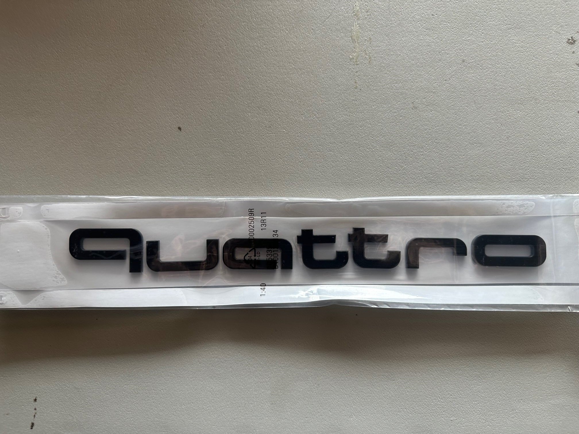 Audi Quattro Grille Badge Emblem