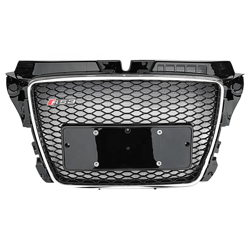 RS Honeycomb Front Grille for 2008-2012 Audi A3/S3/RS3 8P Models