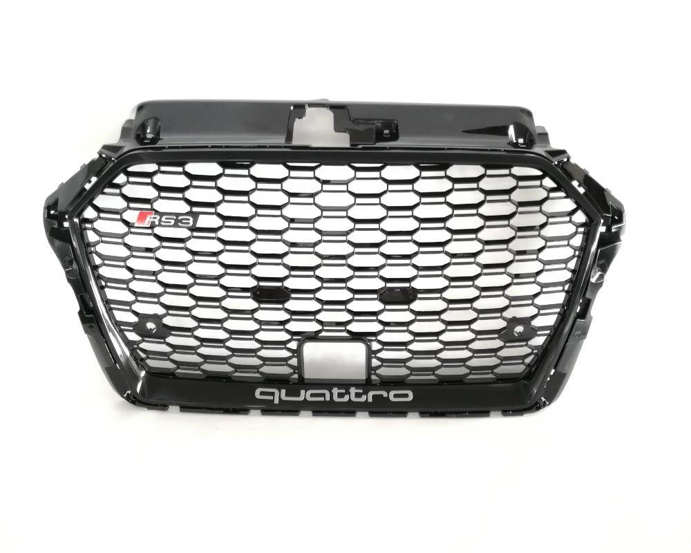 RS Honeycomb Front Grille for 2017-2019 Audi A3/S3/RS3 8V.5 Models - Enthusiast Brands