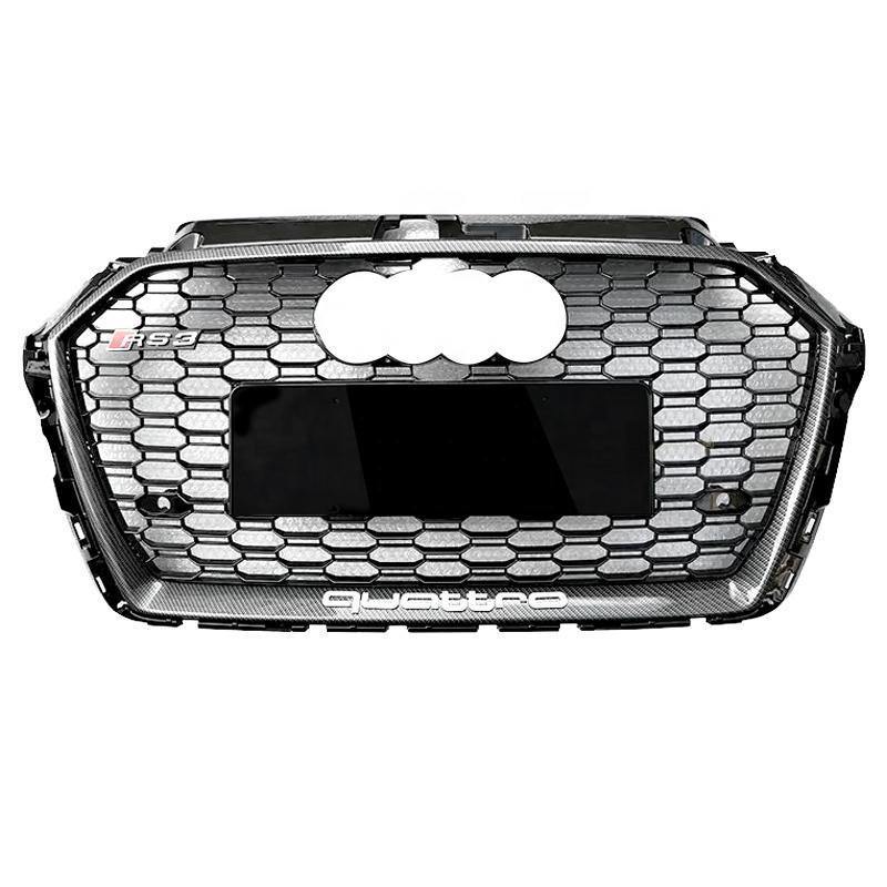 RS Honeycomb Front Grille for 2017-2019 Audi A3/S3/RS3 8V.5 Models - Enthusiast Brands