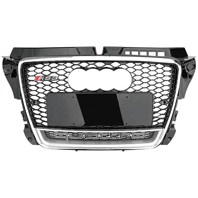 RS Honeycomb Front Grille for 2008-2012 Audi A3/S3/RS3 8P Models - Enthusiast Brands