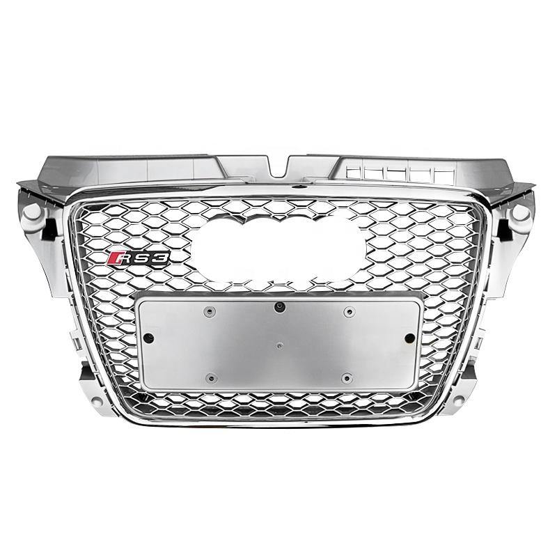 RS Honeycomb Front Grille for 2008-2012 Audi A3/S3/RS3 8P Models - Enthusiast Brands