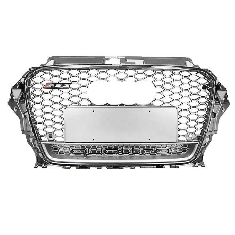 RS Honeycomb Front Grille for 2013-2016 Audi A3/S3/RS3 8V Models - Enthusiast Brands