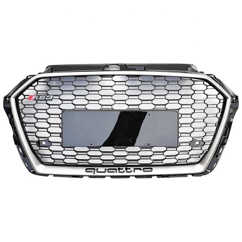 RS Honeycomb Front Grille for 2017-2019 Audi A3/S3/RS3 8V.5 Models - Enthusiast Brands