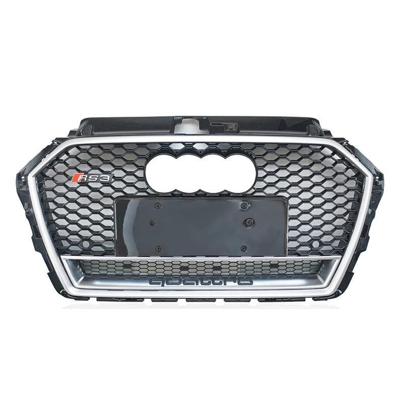 RS Honeycomb Front Grille for 2017-2019 Audi A3/S3/RS3 8V.5 Models - Enthusiast Brands