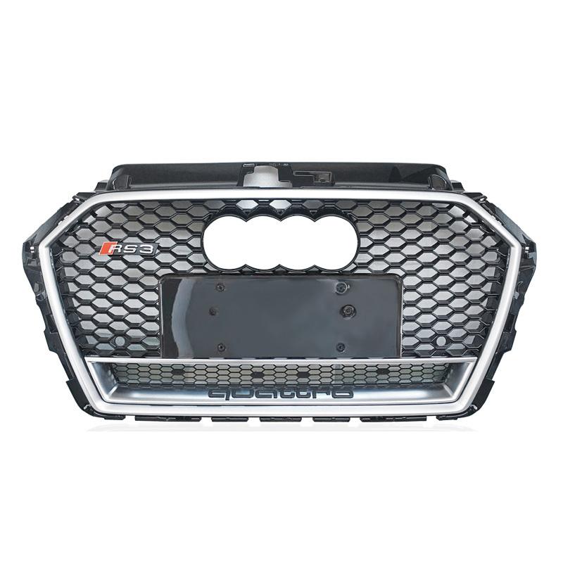 RS Honeycomb Front Grille for 2017-2019 Audi A3/S3 8V.5 Models