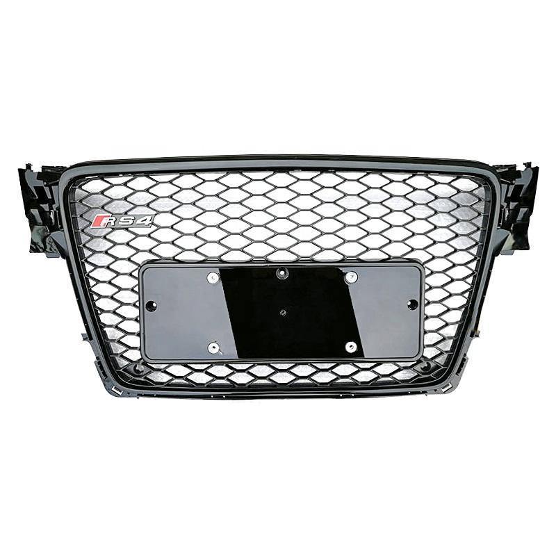 RS Honeycomb Front Grille for 2008-2012 Audi A4/S4/RS4 B8 Models - Enthusiast Brands